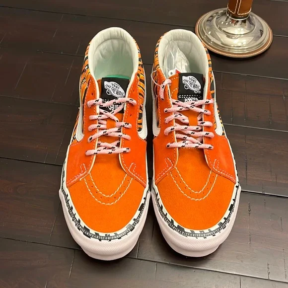 Vans OG Sk8-Mid LX Aries Trip Art shoes sneakers new Mens 6.5 or Women’s 8 tiger
